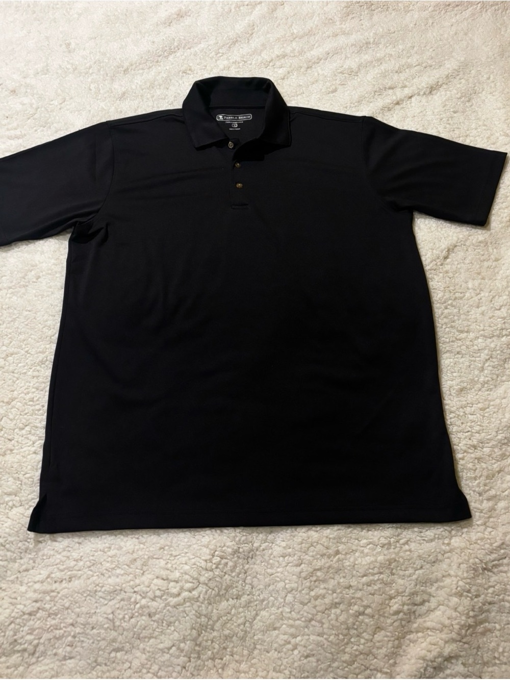 Classic Men's Black Polo Shirt0523